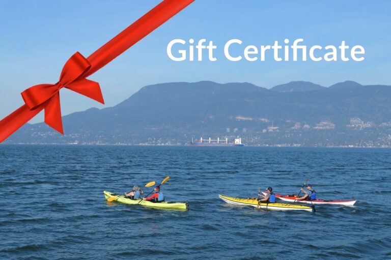 Gift Cards Jericho Beach Kayak
